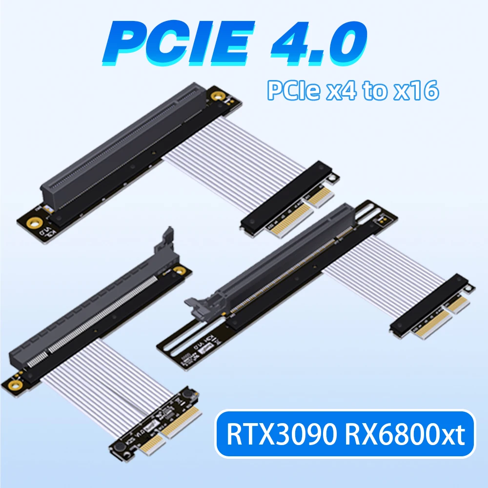 PCI Express 4.0 X4 To X16 RTX3 - Pcie Extension Cable recension och pris