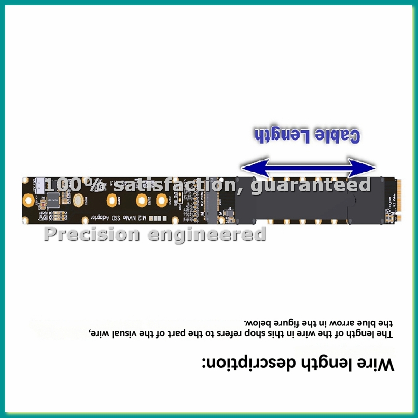 M.2 NVMe Key M SSD Extension C - Pcie Extension Cable recension och pris