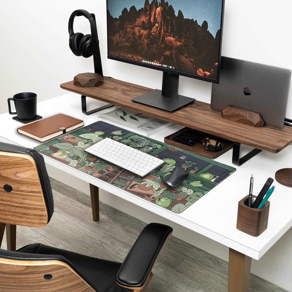 Cute Frog Mouse Pad Desk Mat,  - Gaming Accessories Images recension och pris