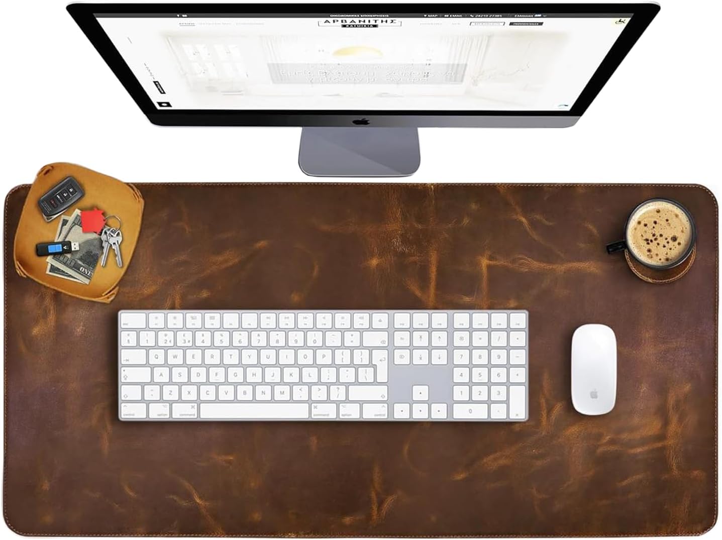 Large Leather Desk Mat Set (32 - Gaming Accessories Images recension och pris