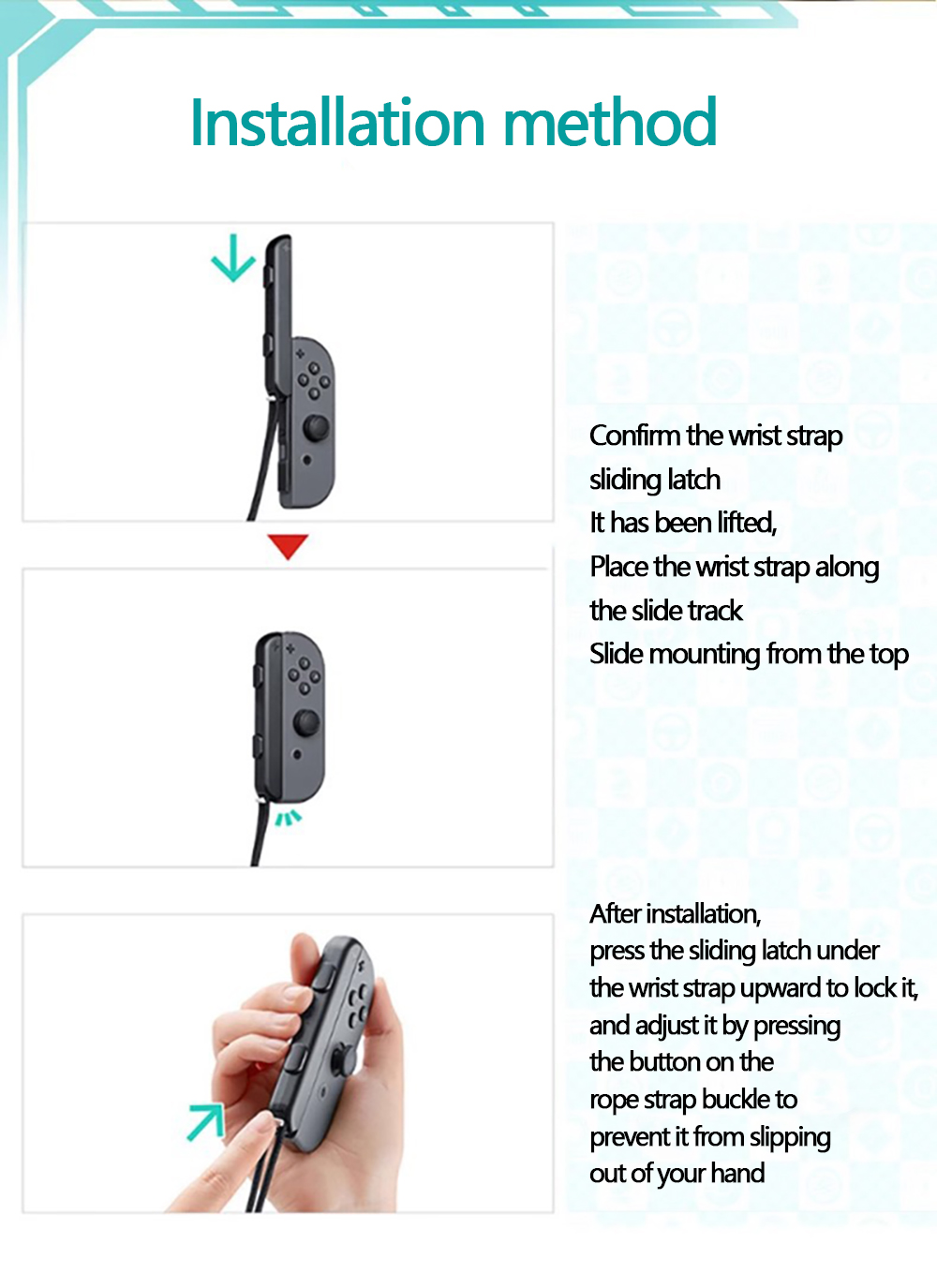 1 Pair Wrist Straps For Ninten - Gaming Accessories Joystick recension och pris