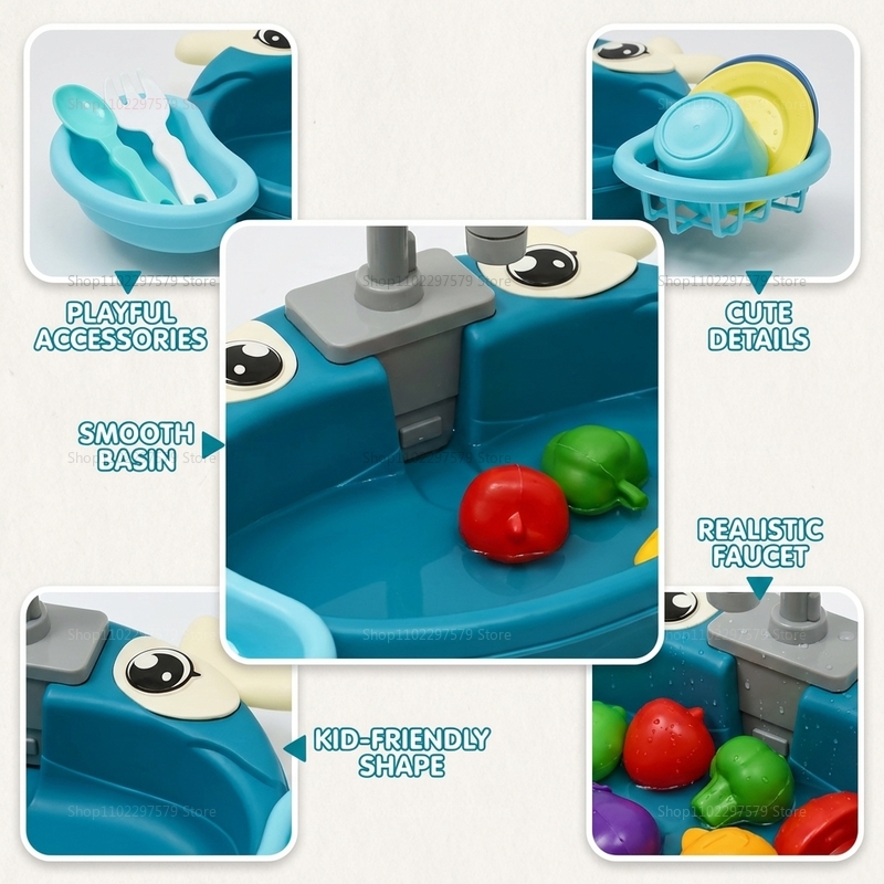 Children Play Kitchen Set with - Gaming Accessories You Need recension och pris
