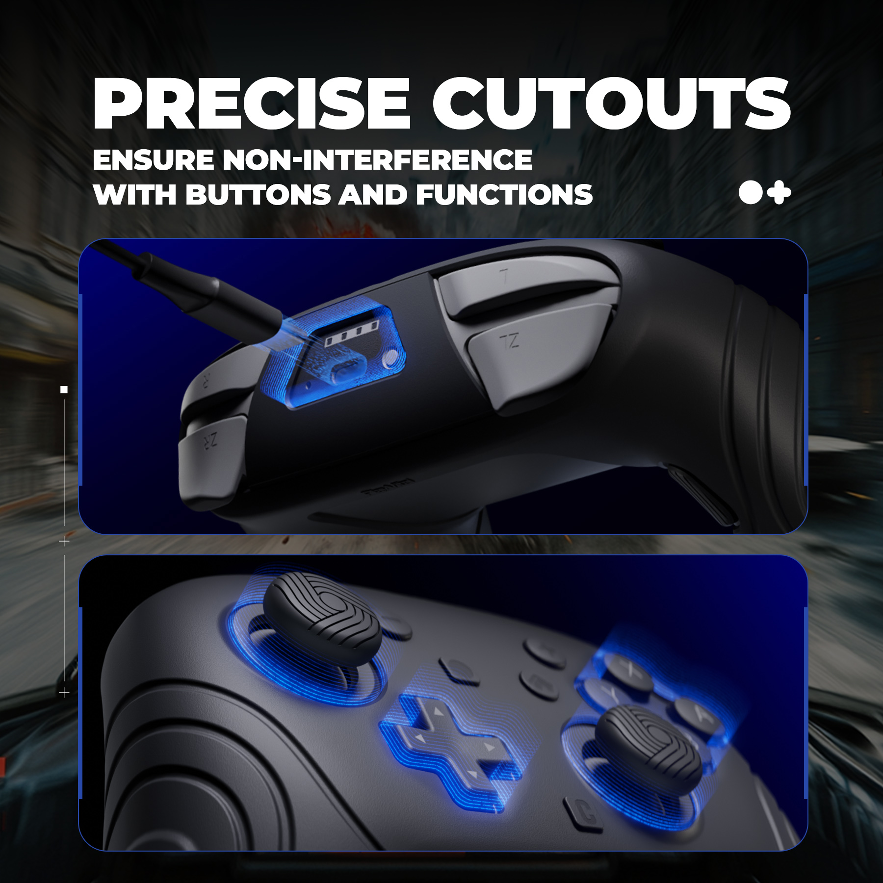 PlayVital Samurai Silicone Cov - Gaming Accessories Joystick recension och pris