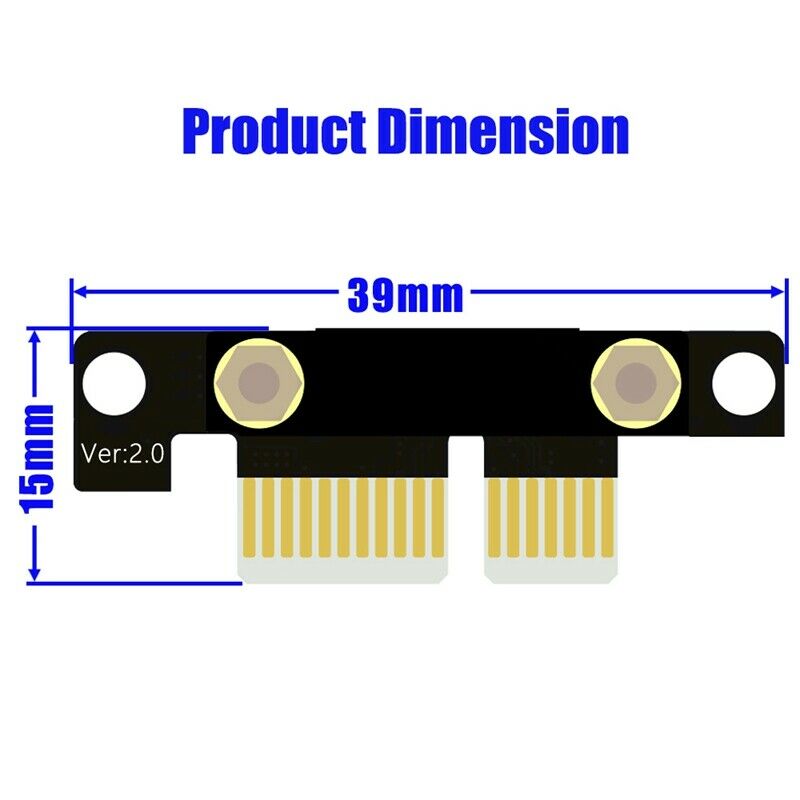 90 Degree Pci-E Pci Express 1X - Pcie Extension Cable recension och pris