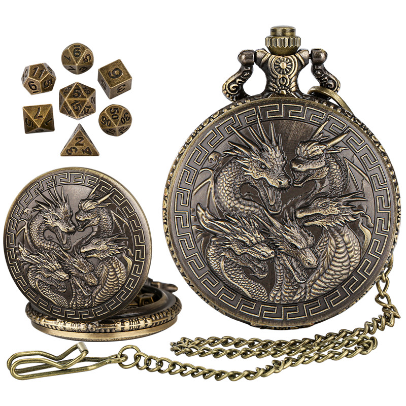 Steampunk Five Dragon Head Poc - Gaming Accessories Table recension och pris