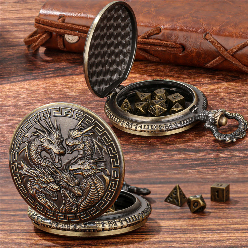 Steampunk Five Dragon Head Poc - Gaming Accessories Table recension och pris