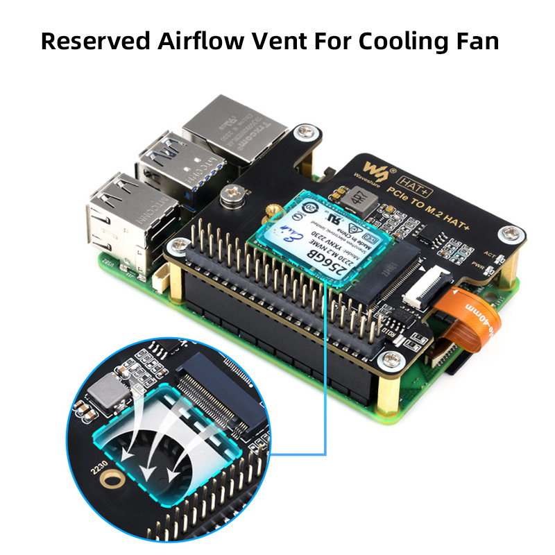 Raspberry Pi 5 PCIe to M.2 HAT - Pcie Extension Cable recension och pris