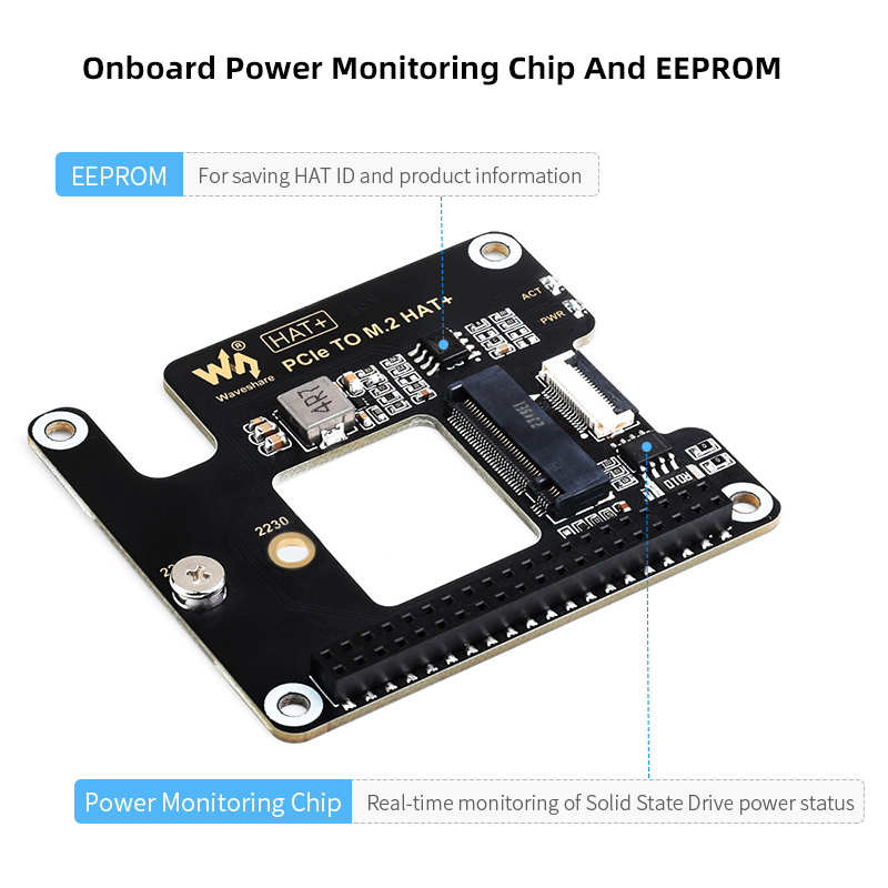 Raspberry Pi 5 PCIe to M.2 HAT - Pcie Extension Cable recension och pris