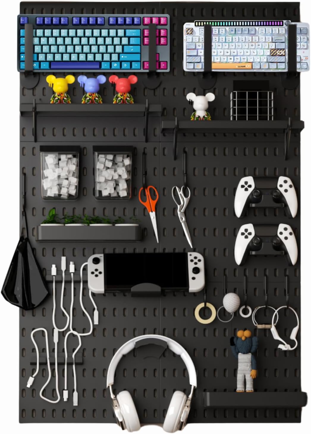 33x22 Inch Black Peg Board Org - Gaming Accessories Images recension och pris