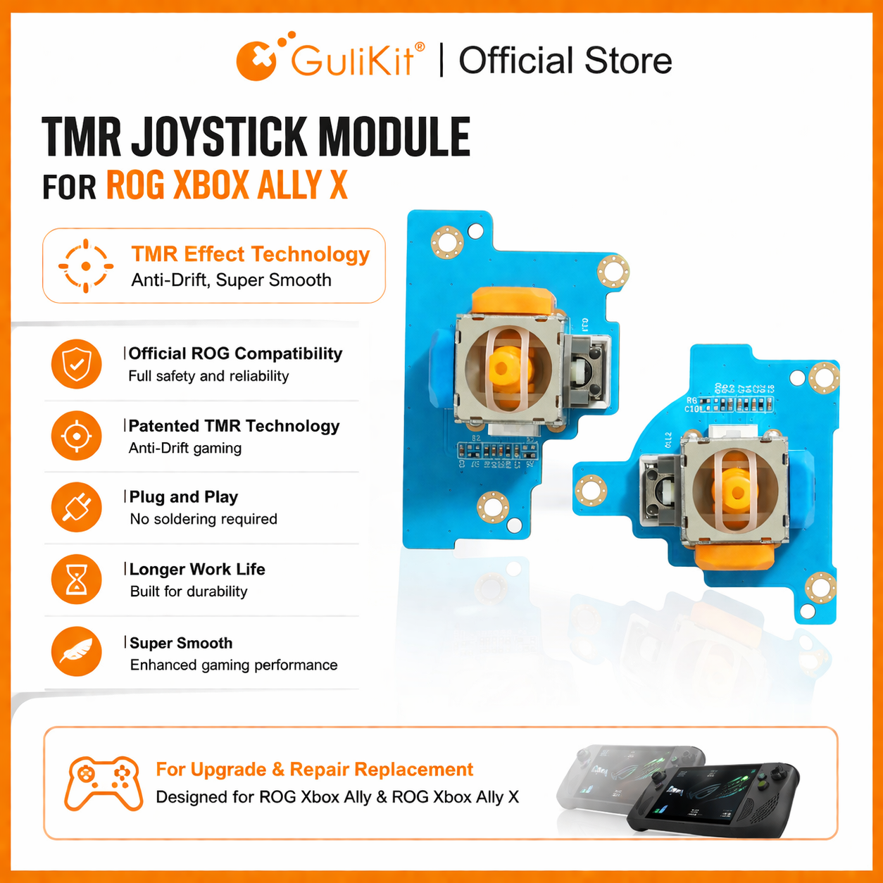 GuliKit TMR Electromagnetic Jo - Gaming Accessories Joystick recension och pris