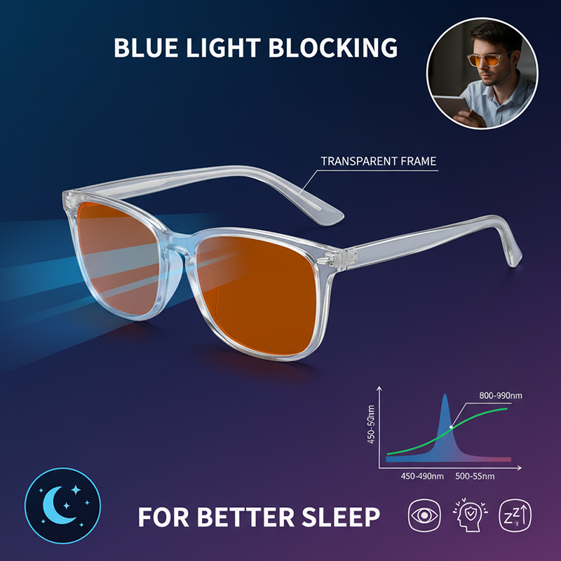 Anti Blue Light Tinted Lenses  - Gaming Glasses Tinted recension och pris