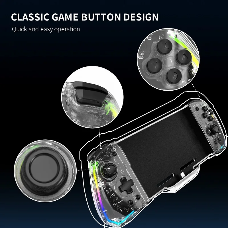 YS43 Transparent Switch Gamepa - Gaming Accessories Joystick recension och pris