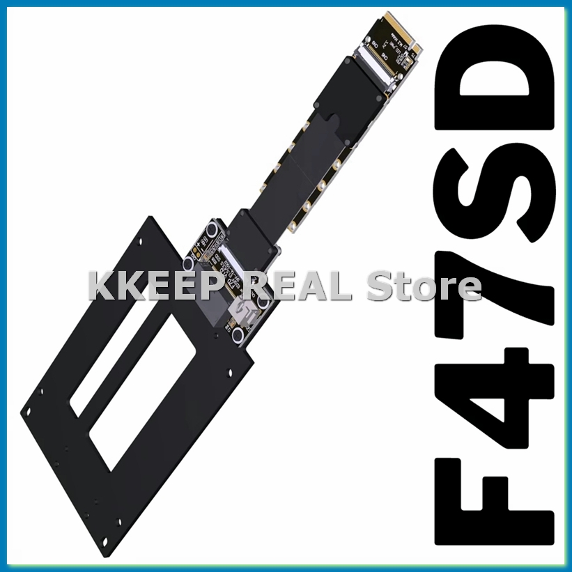F47SD M.2 NVMe to E1.S/E3.S SS - Pcie Extension Cable recension och pris