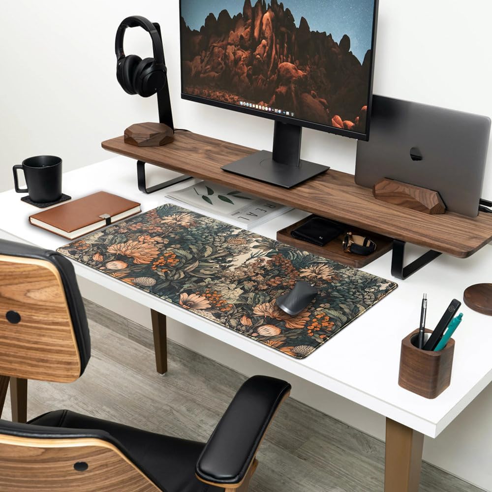 Boho Aesthetic Desk Mat Wildfl - Gaming Accessories Images recension och pris