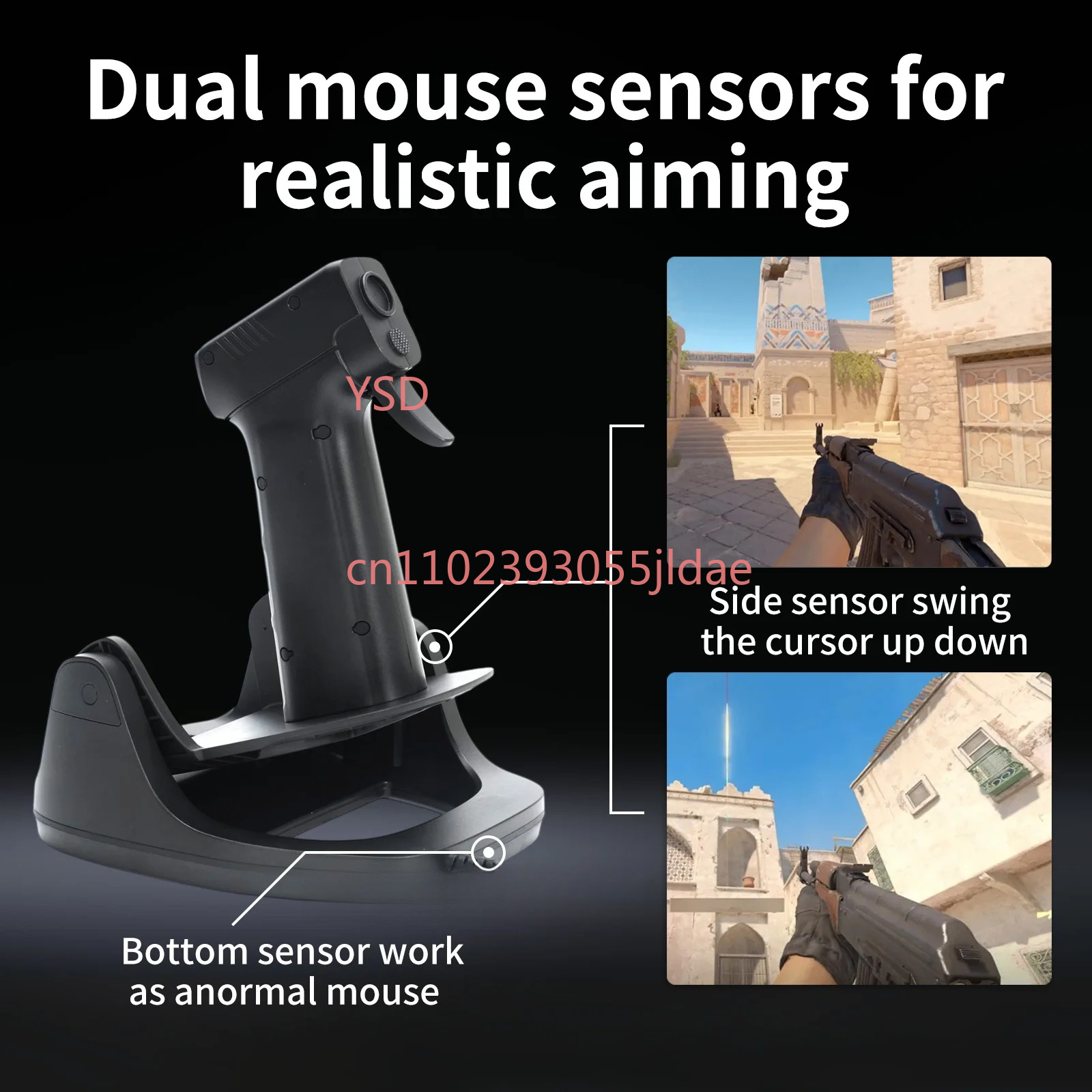 Mouse L25A Gun Mouse OrionTime - Gaming Accessories For Pc recension och pris